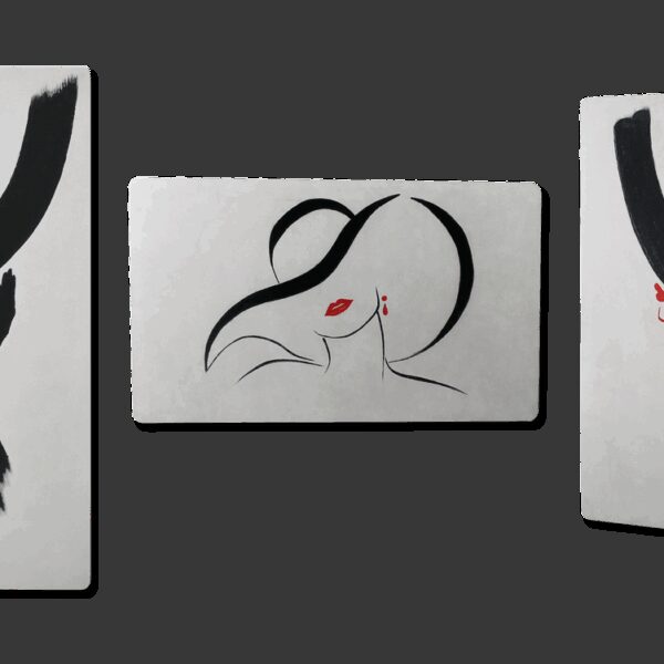 Керамогранитный обогреватель "Париж" (триптих)