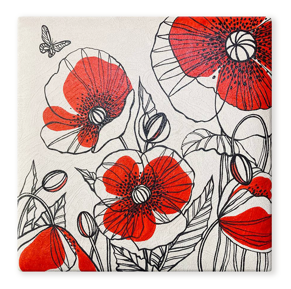 Керамогранитный обогреватель KEN-500К "Макове поле" 1 Керамогранитный обогреватель KEN-500К "Макове поле"