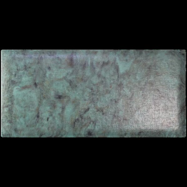 Керамогранитный обогреватель KEN-600 "Холст жаккард" малахитовый