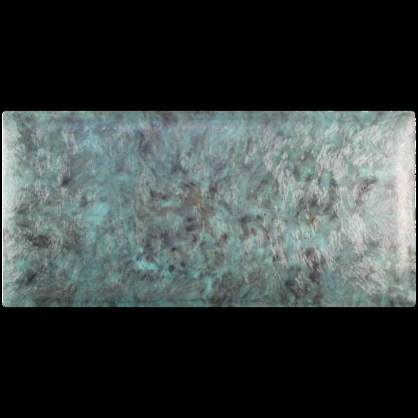 Керамогранитный обогреватель KEN-600 "Изморозь жаккард" малахитовый