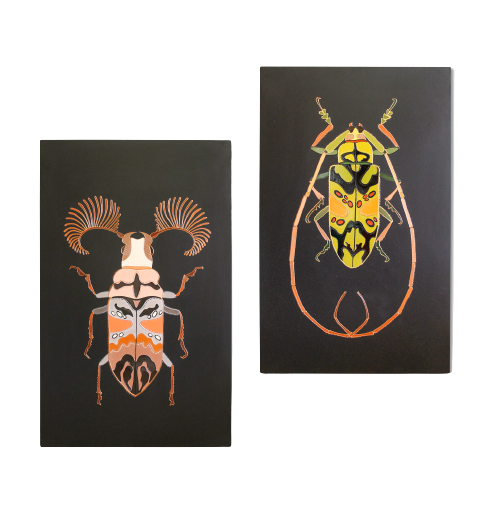 Металлокерамический дизайн-обогреватель UDEN-S "Бітлз" (диптих)