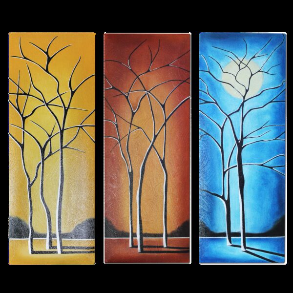 Керамогранитный обогреватель "Мінливість" (триптих)