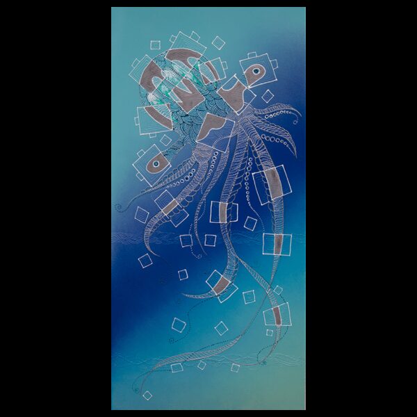 Металлокерамический дизайн-обогреватель UDEN-700 "Морська медуза"