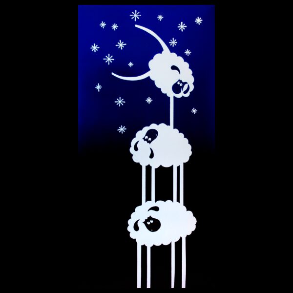 Металлокерамический дизайн-обогреватель UDEN-700 "Овечки-акробати"