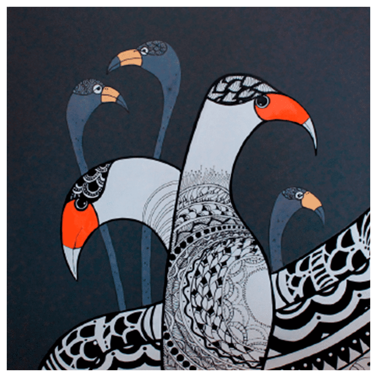 Металлокерамический дизайн-обогреватель UDEN-500К "Стая" универсал 1 Металлокерамический дизайн-обогреватель UDEN-500К "Стая" универсал