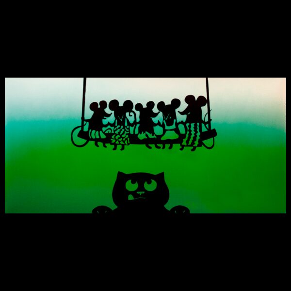 Металлокерамический дизайн-обогреватель UDEN-700 "Кішки-Мишки"