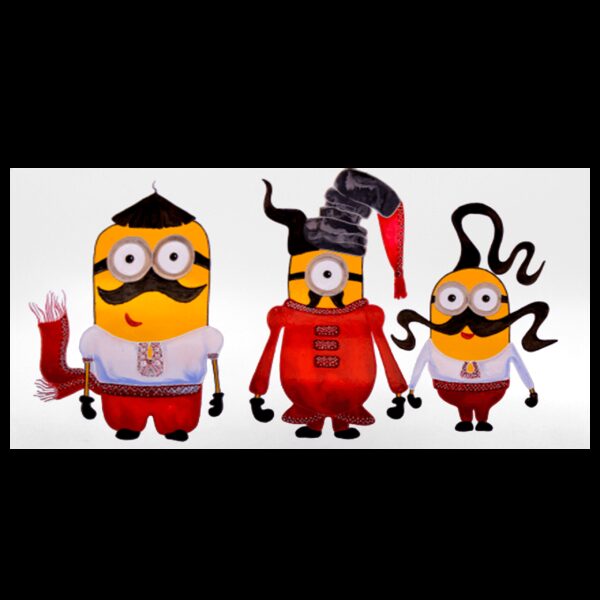 Металлокерамический дизайн-обогреватель UDEN-700 "Козаки"