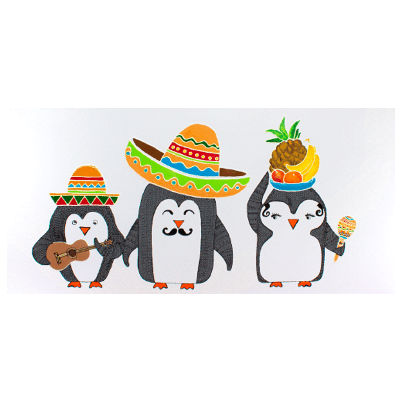 Металлокерамический дизайн-обогреватель UDEN-700 "Мексиканці" 1 Металлокерамический дизайн-обогреватель UDEN-700 "Мексиканці"