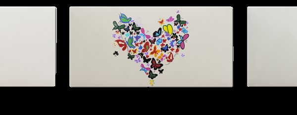 Металлокерамический дизайн-обогреватель UDEN-S "Подих весни" (триптих)