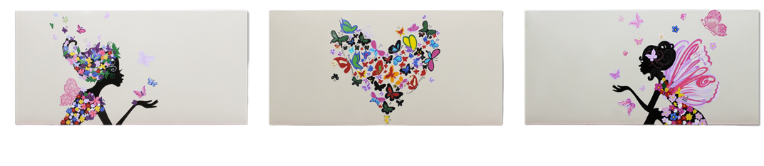 Металлокерамический дизайн-обогреватель UDEN-S "Подих весни" (триптих) 1 Металлокерамический дизайн-обогреватель UDEN-S "Подих весни" (триптих)