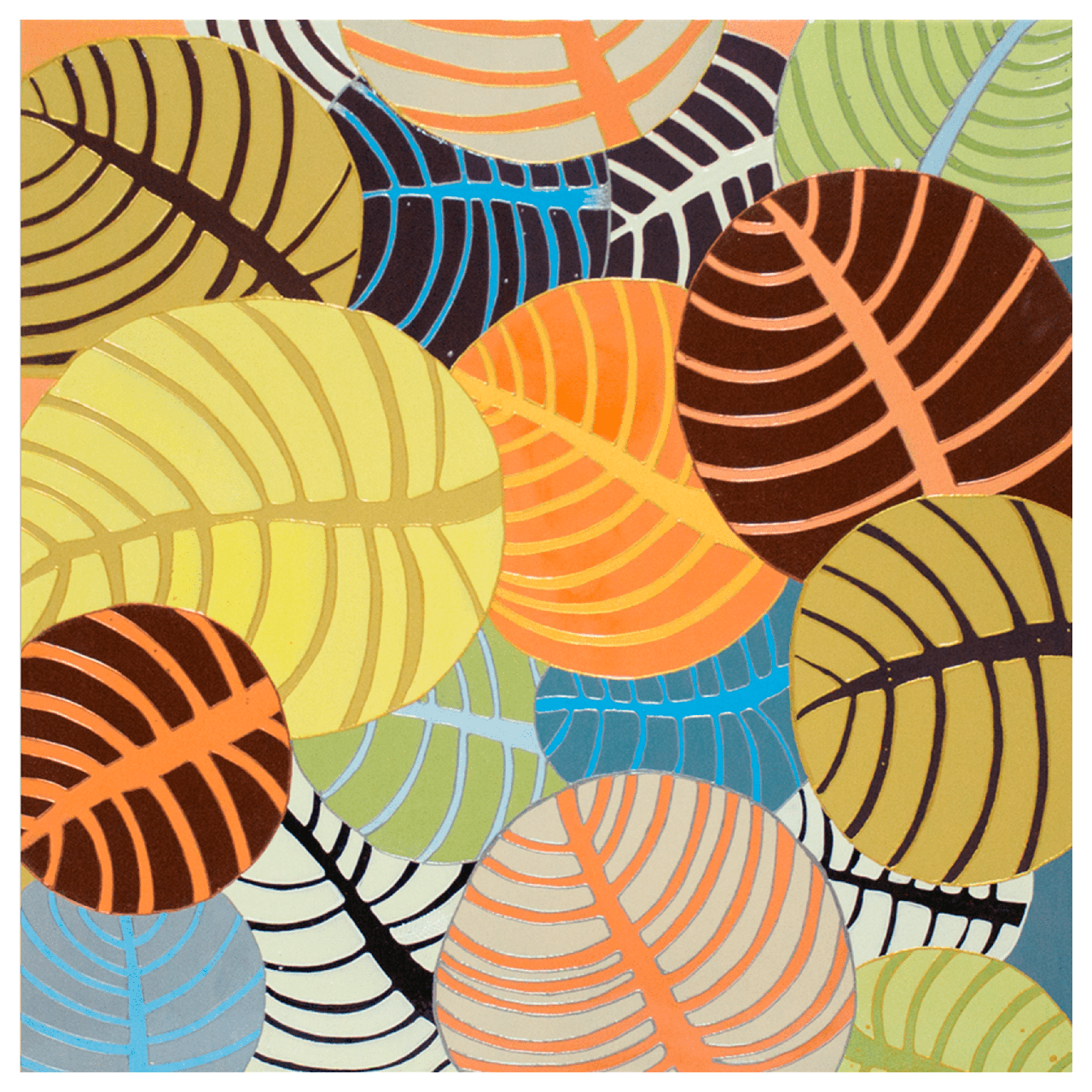 Металлокерамический дизайн-обогреватель UDEN-500К "Листопад" 1 Металлокерамический дизайн-обогреватель UDEN-500К "Листопад"