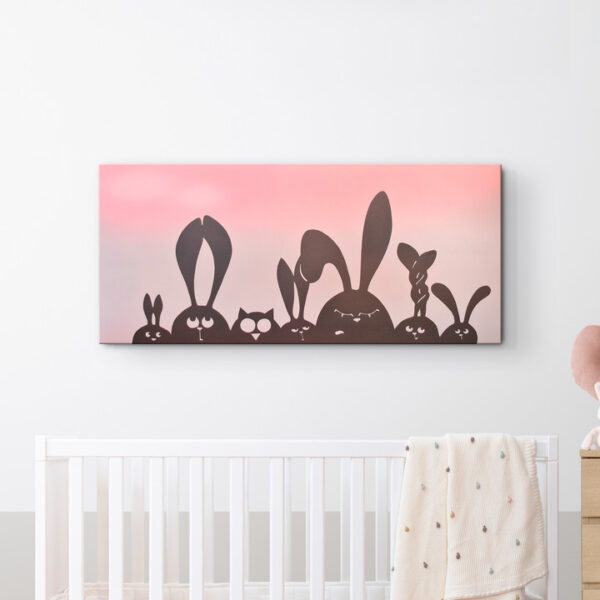 Металлокерамический дизайн-обогреватель UDEN-700 "Зайченятка"