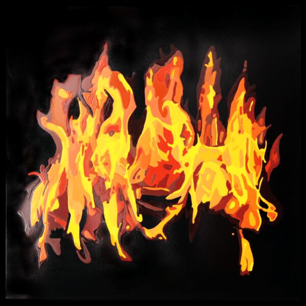 Металлокерамический дизайн-обогреватель UDEN-500К "Полум'я" универсал