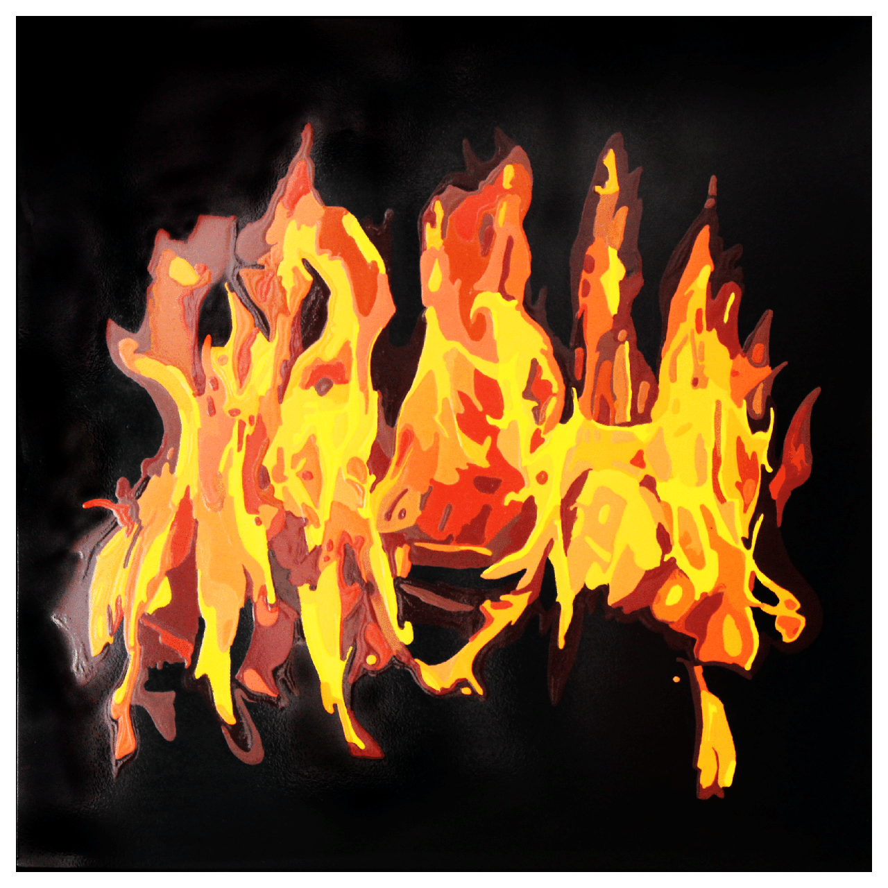 Металлокерамический дизайн-обогреватель UDEN-500К "Полум'я" универсал 1 Металлокерамический дизайн-обогреватель UDEN-500К "Полум'я" универсал