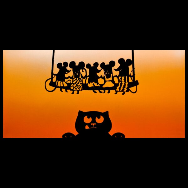 Металлокерамический дизайн-обогреватель UDEN-700 "Кішки-Мишки"