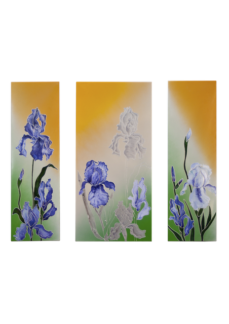 Металлокерамический дизайн-обогреватель UDEN-S "Іриси" (триптих)