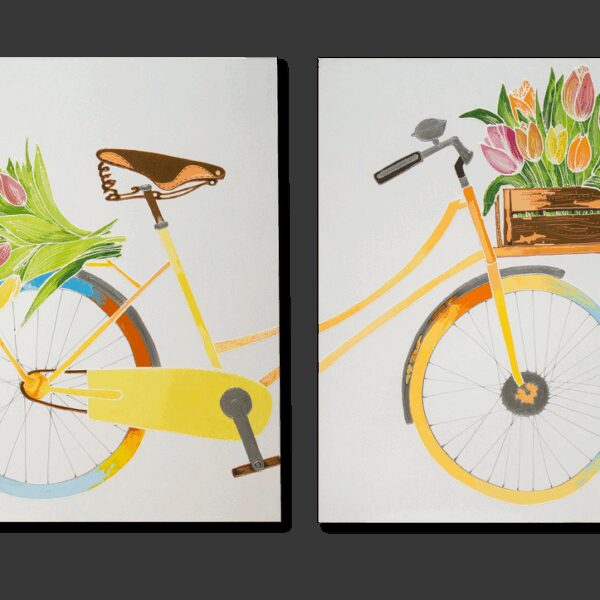 Металлокерамический дизайн-обогреватель UDEN-S "8 березня" (диптих)