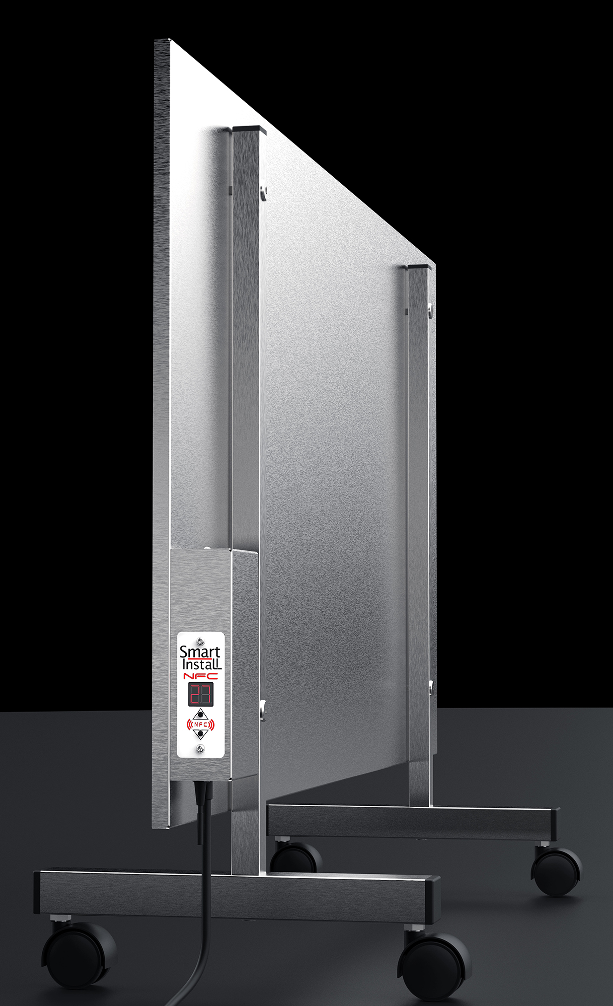 Керамічна панель 500Вт Model 55 GREY з терморегулятором у нержавіючому корпусі 1 Керамічна панель 500Вт Model 55 GREY з терморегулятором у нержавіючому корпусі