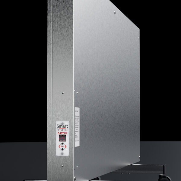 Конвекційна керамічна панель Model S 100 1000Вт у нержавіючому корпусі з терморегулятором