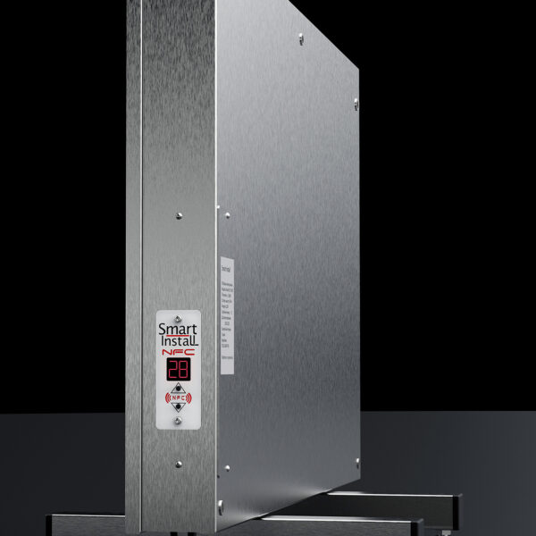 Керамічна конвекційна панель 550Вт Smart install Model S 55 у корпусі з високоякісної нержавіючої сталі та терморегулятором