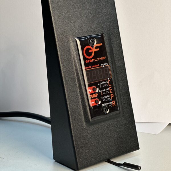 Блок керування-терморегулятор з программатором ERAFLYME 4LTR для електрорадіаторів (чорного кольору)