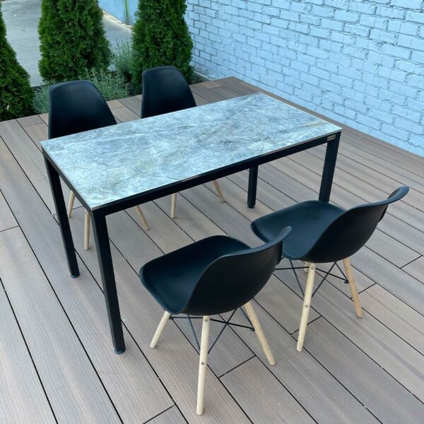 Керамічний Стіл (бежевий мармур)