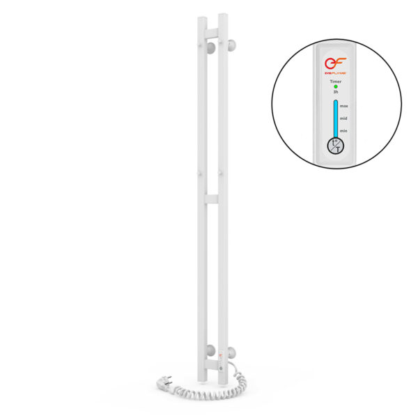 Рушникосушка Ерафлайм EF duet R (білий)