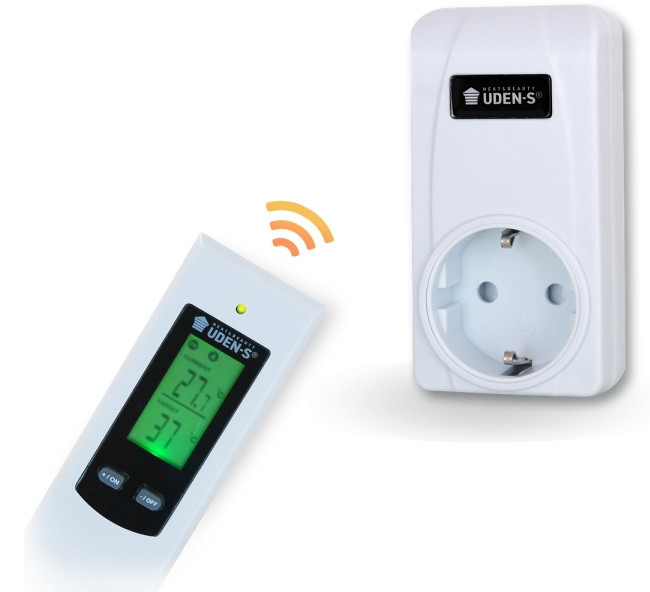 Терморегулятор беспроводной Uden–TW в розетку 1 Терморегулятор беспроводной Uden–TW в розетку