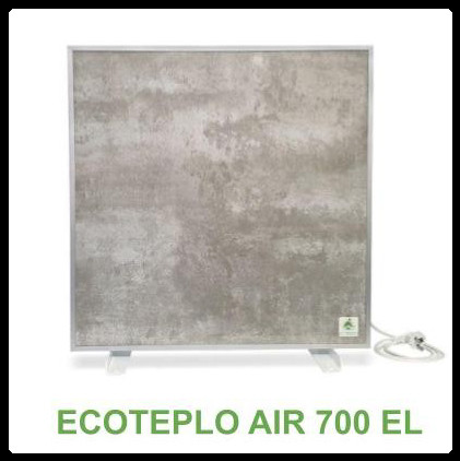 Керамический обогреватель Ecoteplo Air 700 EL (серый лофт) с программатором