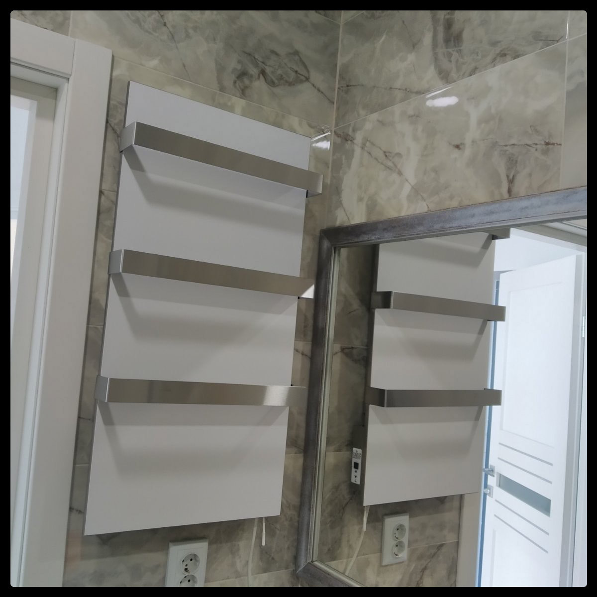 Полотенцесушитель Smart Install Towel T-37 (370Вт) NFC Белый 1 Полотенцесушитель Smart Install Towel T-37 (370Вт) NFC Белый