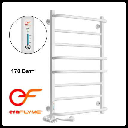 Полотенцесушитель электрический белый ERAFLYME 800L (170 Вт)