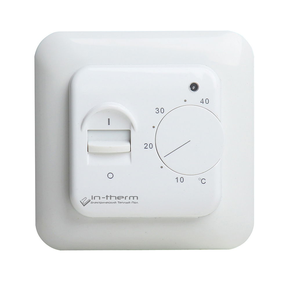 Білий механічний регулятор температури RTC70 для теплої підлоги 1 Білий механічний регулятор температури RTC70 для теплої підлоги