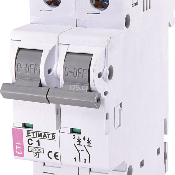 Автом. вимикач ETIMAT 6 2p C 32А (6kA)