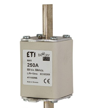 Запобіжник NH-00 Battery 100A 80V DC