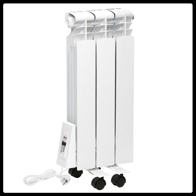 Электрорадиатор Flyme Elite 3 секции / 390 Ватт / левое подключение / с ножками / 1 Электрорадиатор Flyme Elite 3 секции / 390 Ватт / левое подключение / с ножками /