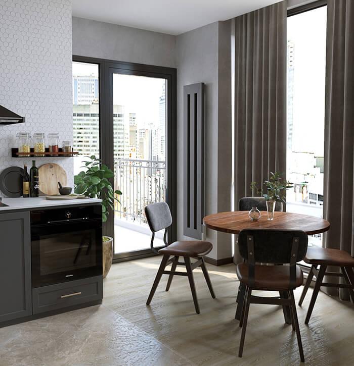 Вертикальный обогреватель Тепломакс / 4 секции / 2 м 1 Вертикальный обогреватель Тепломакс / 4 секции / 2 м