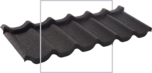 Композитная черепица QueenTile Standard Autumn 1-тайловый