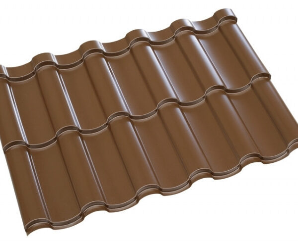 Модульная черепица Арад Smart 0.5 mm PURMAT RAL 8017 ARAD® Blachy Pruszynski.