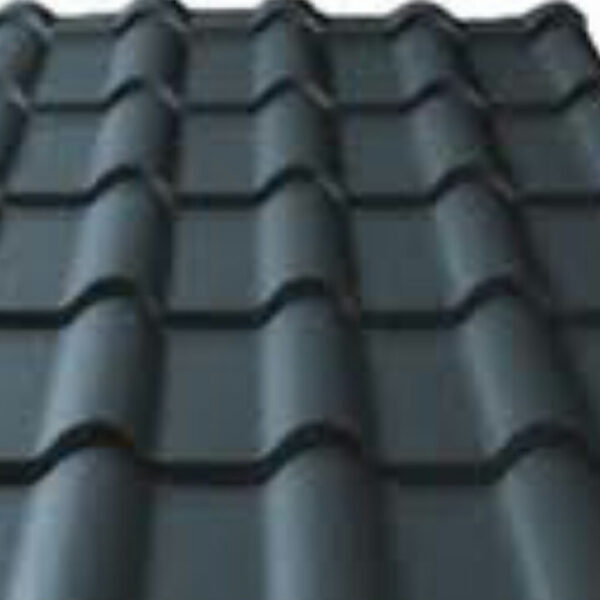 Металлочерепица Крон Прушински 0,5 RAL 9005 глянец.