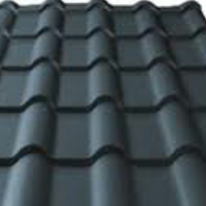 Металлочерепица Крон Прушински 0,5 RAL 9005 глянец. 1 Металлочерепица Крон Прушински 0,5 RAL 9005 глянец.