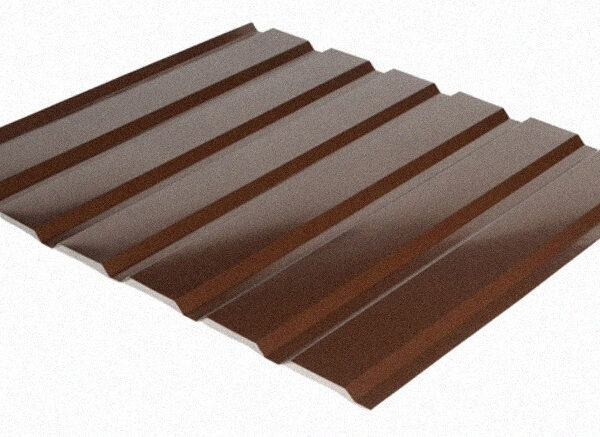 Профнастил С-18 RAL 8017 (коричневый) МАТ 0.5 фасад