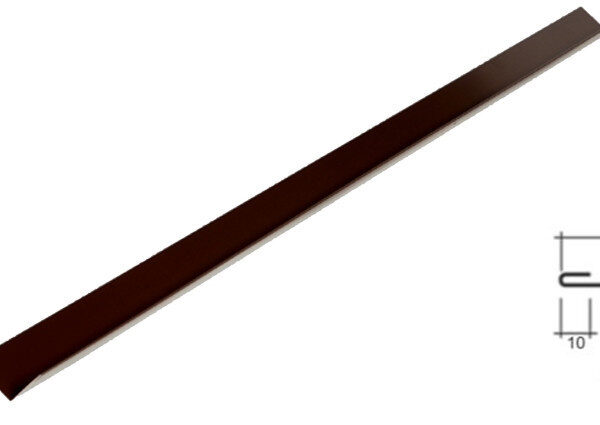 Уголок внутренний №2 (50х50) 0,43 мм коричневый