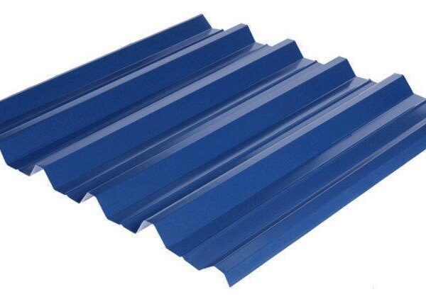 Профнастил несущий Мегасити, с большой волной НС-44 (цвет 5005 - синий, глянец) металл Китай 0,4 мм