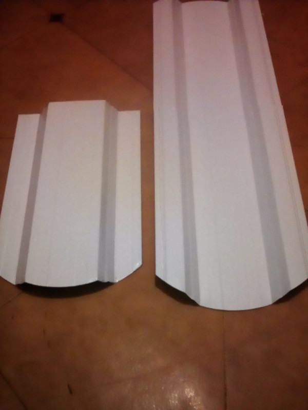 Штакетник двухсторонний трапеция 113 мм глянец белый RAL 9003. 1 Штакетник двухсторонний трапеция 113 мм глянец белый RAL 9003.