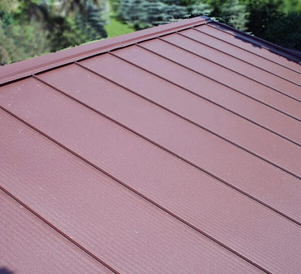 Кровельная фальцевая панель "Retroline 510 М" 0.5 мм ,PURMAT RAL 8017