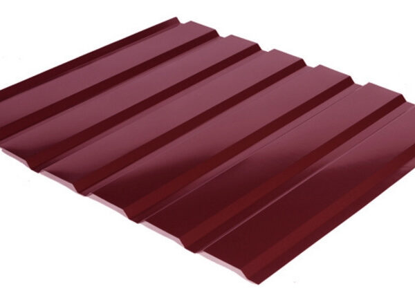 Профнастил С-18 RAL 3005 (бордовый) PE 0.45 фасад