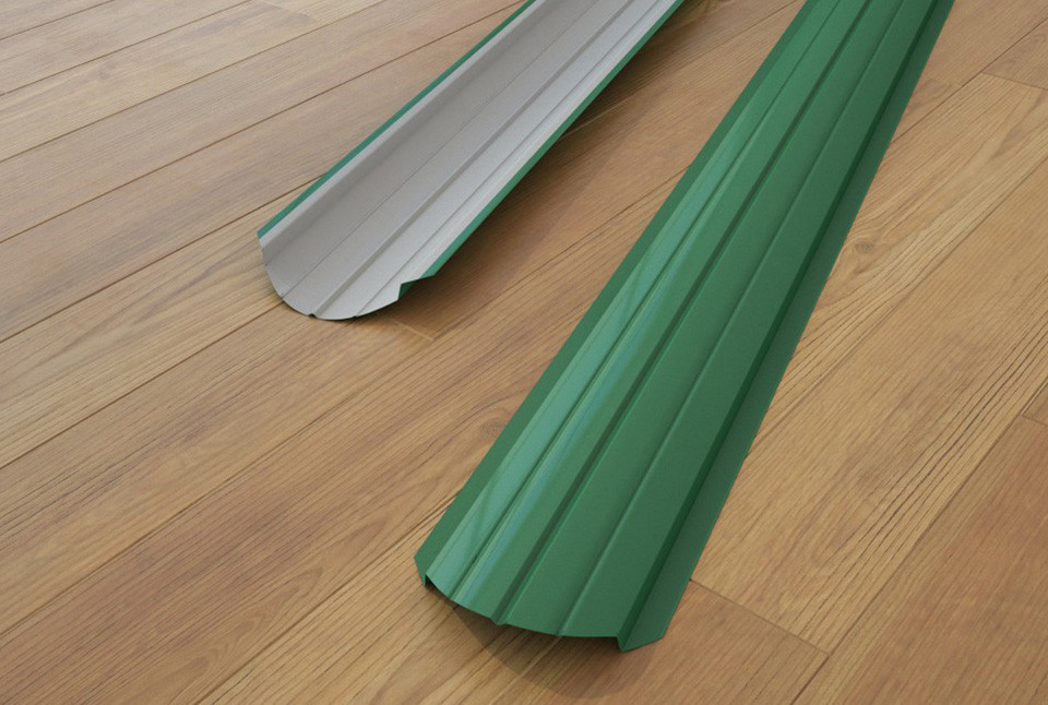 Штакетный забор ТАЙЛ полукруглый металлический планка 10.5 см*100 см 1 Штакетный забор ТАЙЛ полукруглый металлический планка 10.5 см*100 см