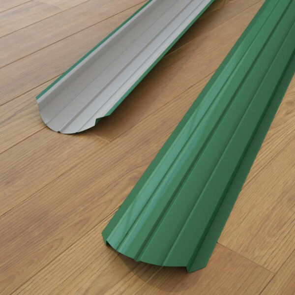 Штакетный забор ТАЙЛ полукруглый металлический планка 10.5 см*100 см