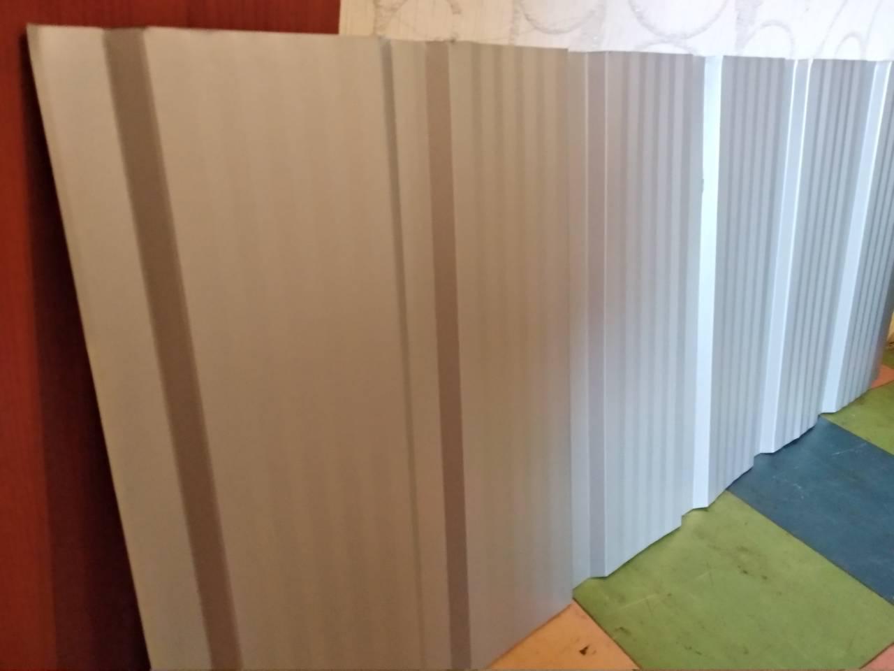 Профнастил с 14 с микрорибером, Термастил 0,45 мм Китай Ral 9006 silver серебро 1 Профнастил с 14 с микрорибером, Термастил 0,45 мм Китай Ral 9006 silver серебро