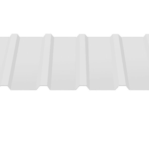 Профнастил Кровельный С-18 (цвет 9003 - белый, глянец) металл Китай